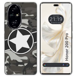 Funda Silicona para Huawei Honor 200 Pro 5G diseño Camuflaje 02 Dibujos