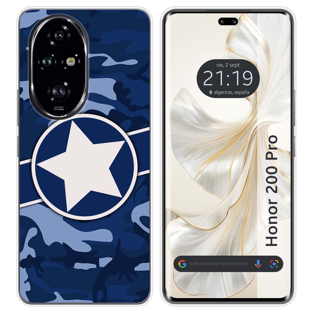 Funda Silicona para Huawei Honor 200 Pro 5G diseño Camuflaje 03 Dibujos