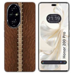 Funda Silicona para Huawei Honor 200 Pro 5G diseño Cuero 01 Dibujos