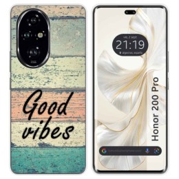 Funda Silicona para Huawei Honor 200 Pro 5G diseño Madera 01 Dibujos