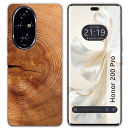 Funda Silicona para Huawei Honor 200 Pro 5G diseño Madera 04 Dibujos