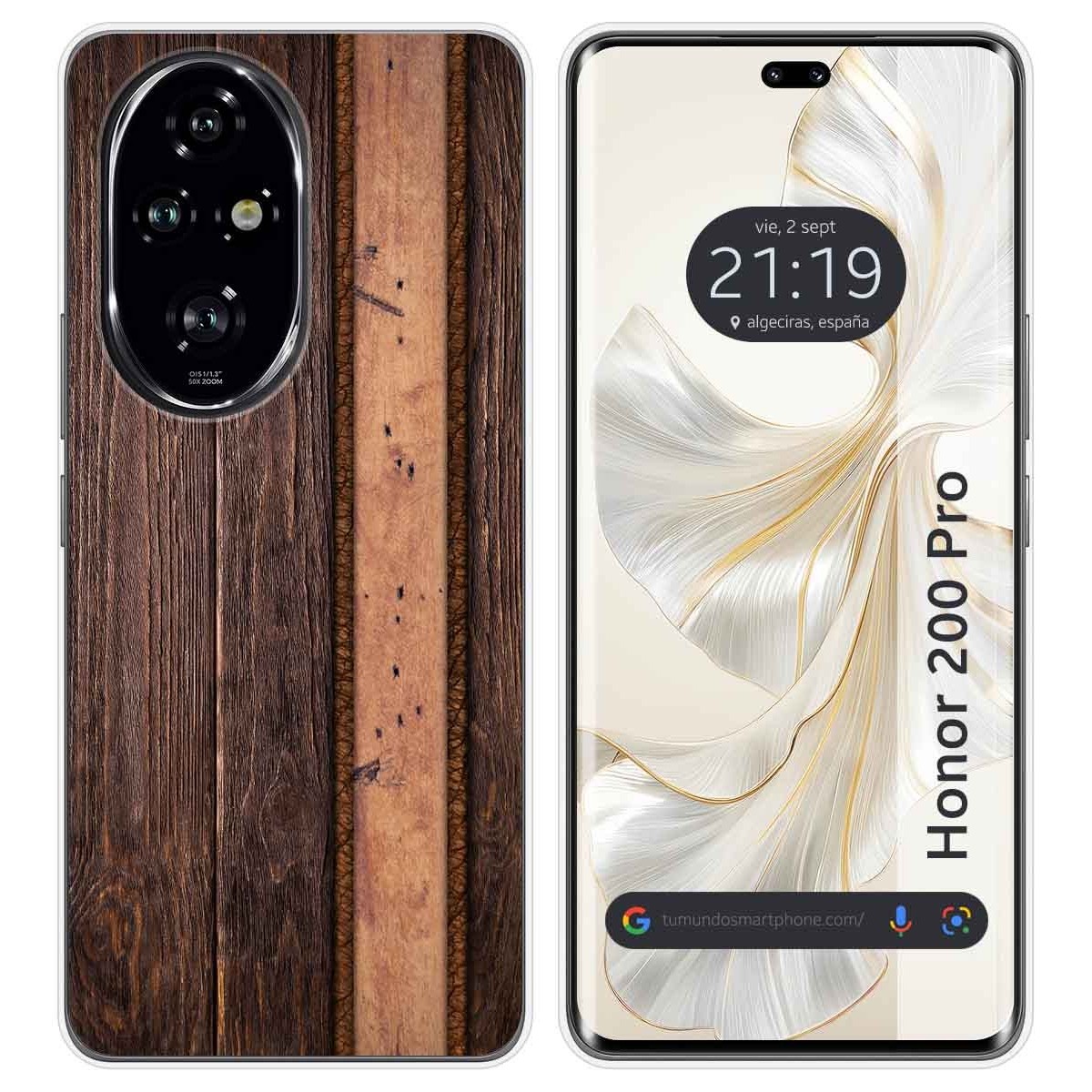 Funda Silicona para Huawei Honor 200 Pro 5G diseño Madera 05 Dibujos