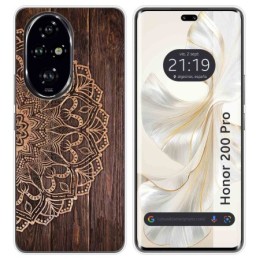 Funda Silicona para Huawei Honor 200 Pro 5G diseño Madera 06 Dibujos