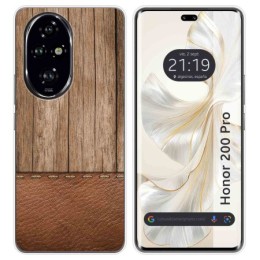 Funda Silicona para Huawei Honor 200 Pro 5G diseño Madera 09 Dibujos