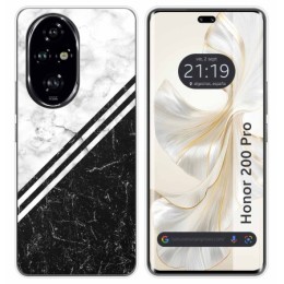 Funda Silicona para Huawei Honor 200 Pro 5G diseño Mármol 01 Dibujos