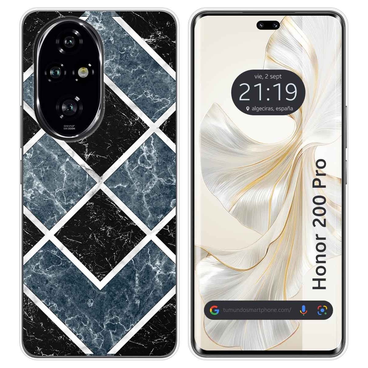 Funda Silicona para Huawei Honor 200 Pro 5G diseño Mármol 06 Dibujos