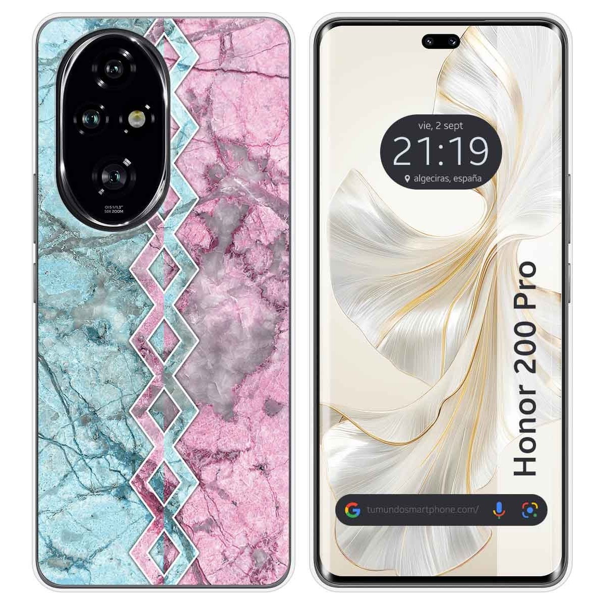 Funda Silicona para Huawei Honor 200 Pro 5G diseño Mármol 08 Dibujos