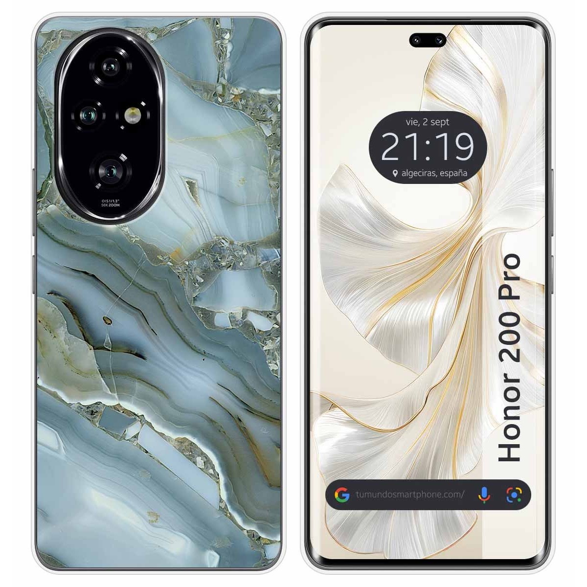 Funda Silicona para Huawei Honor 200 Pro 5G diseño Mármol 09 Dibujos