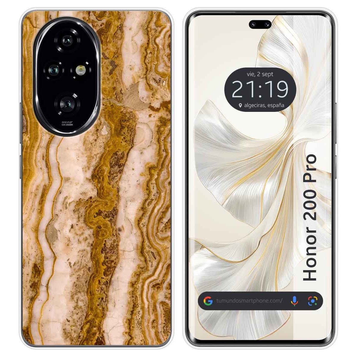 Funda Silicona para Huawei Honor 200 Pro 5G diseño Mármol 10 Dibujos