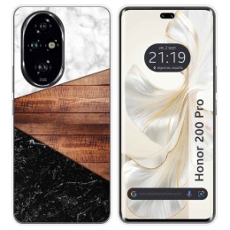 Funda Silicona para Huawei Honor 200 Pro 5G diseño Mármol 11 Dibujos