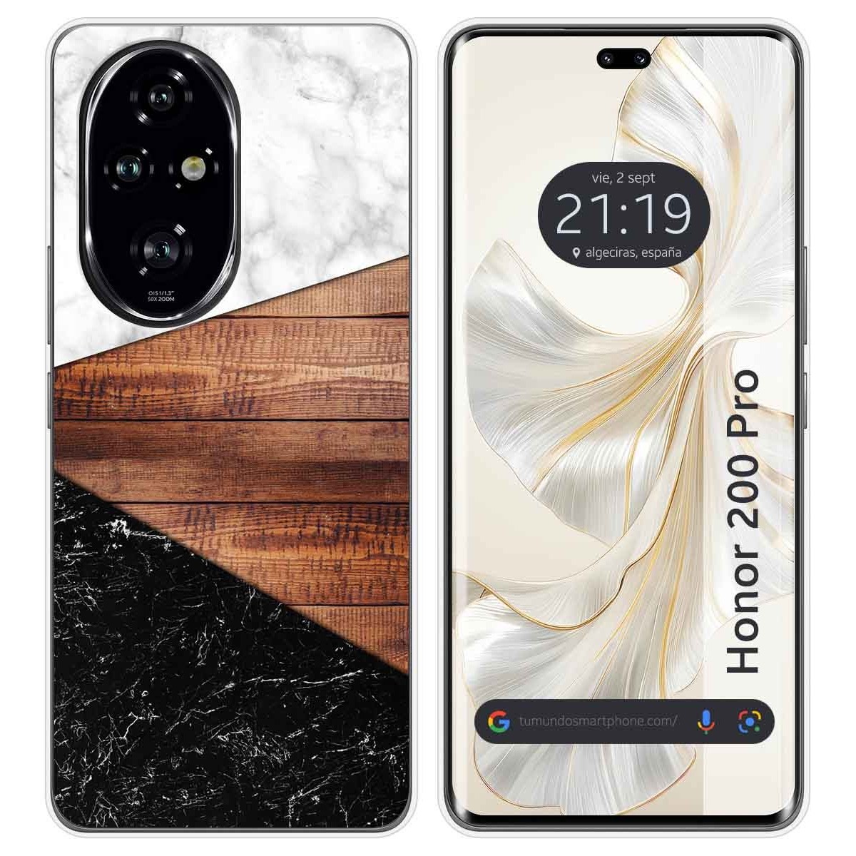 Funda Silicona para Huawei Honor 200 Pro 5G diseño Mármol 11 Dibujos