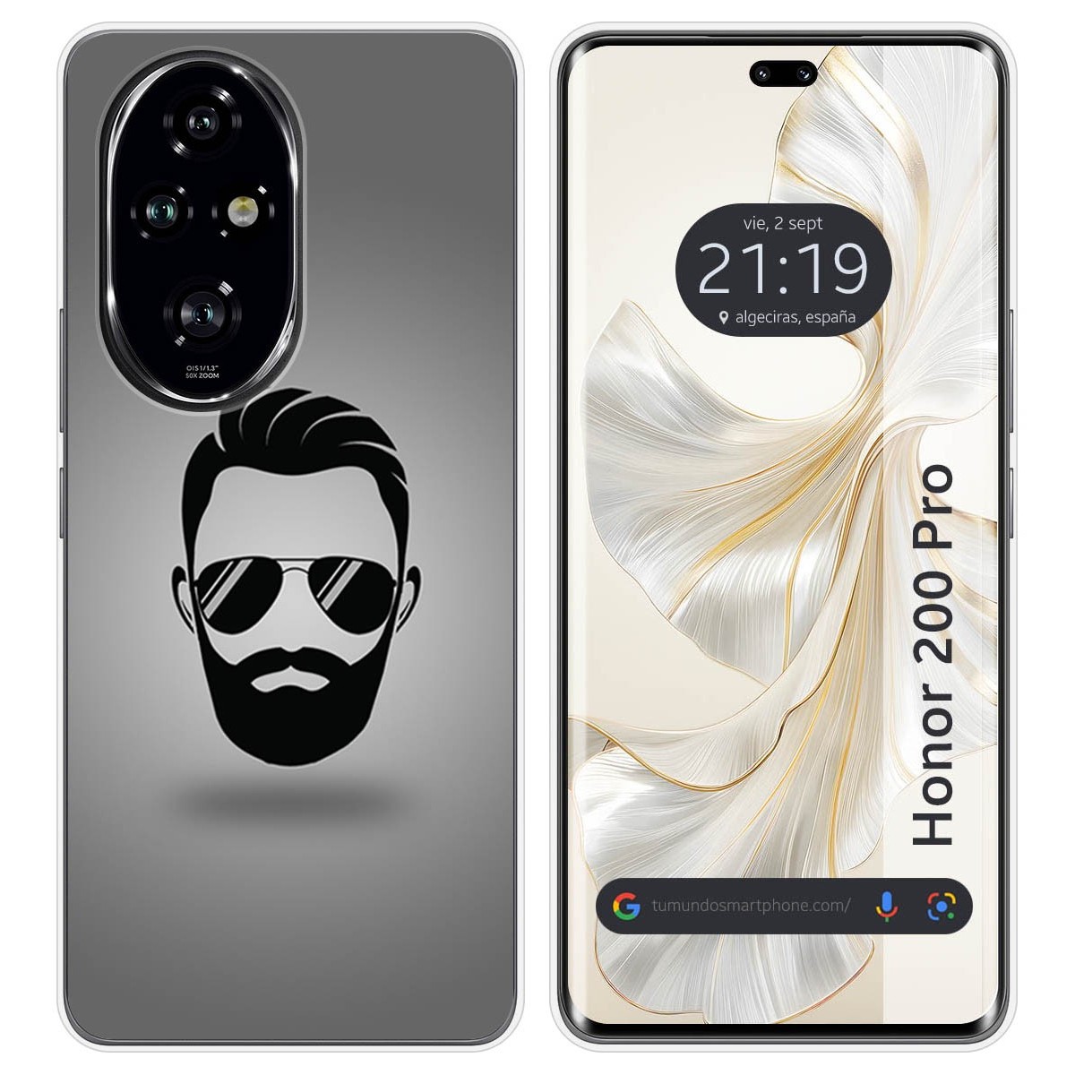 Funda Silicona para Huawei Honor 200 Pro 5G diseño Barba Dibujos