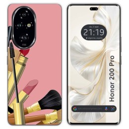 Funda Silicona para Huawei Honor 200 Pro 5G diseño Brochas Dibujos