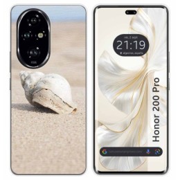 Funda Silicona para Huawei Honor 200 Pro 5G diseño Concha Dibujos