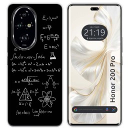 Funda Silicona para Huawei Honor 200 Pro 5G diseño Formulas Dibujos