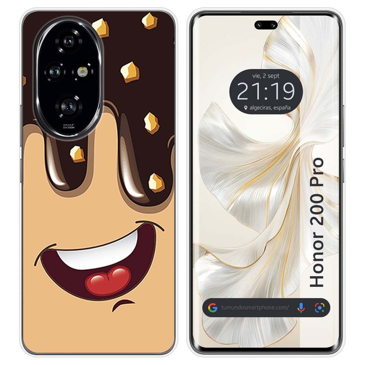 Funda Silicona para Huawei Honor 200 Pro 5G diseño Helado Chocolate Dibujos