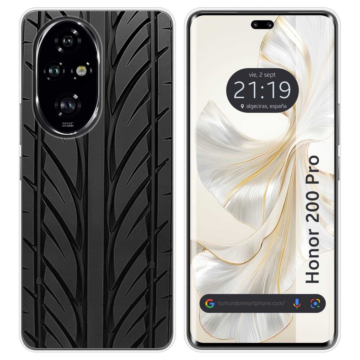 Funda Silicona para Huawei Honor 200 Pro 5G diseño Neumatico Dibujos