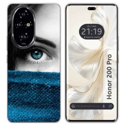 Funda Silicona para Huawei Honor 200 Pro 5G diseño Ojo Dibujos