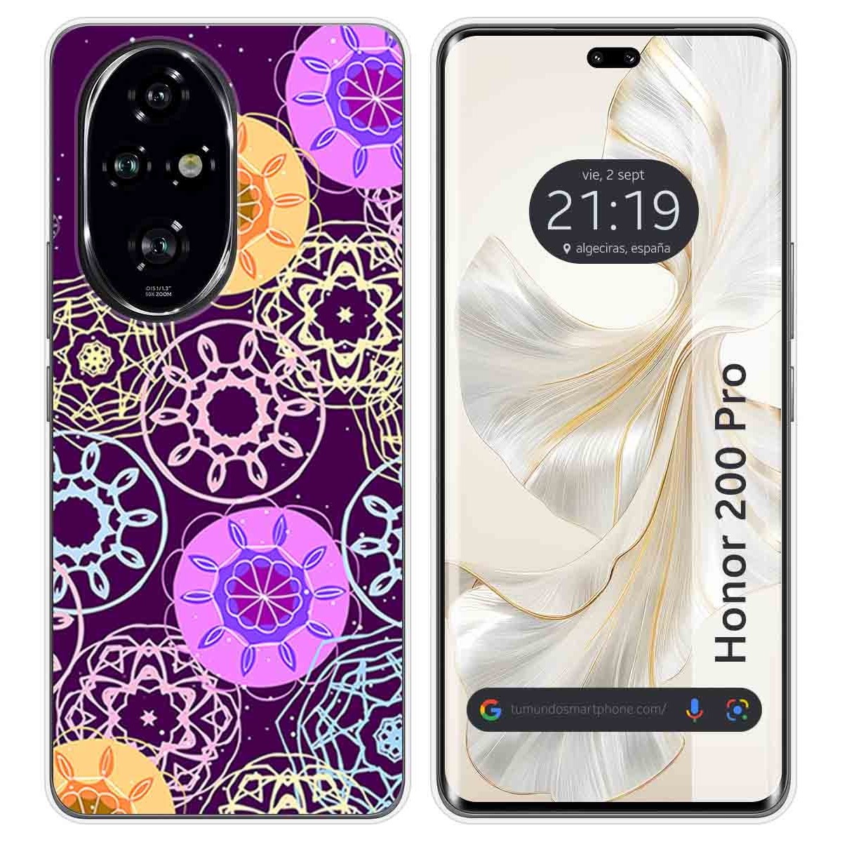 Funda Silicona para Huawei Honor 200 Pro 5G diseño Radial Dibujos