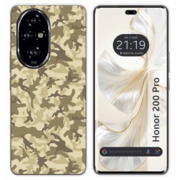 Funda Silicona para Huawei Honor 200 Pro 5G diseño Sand Camuflaje Dibujos