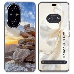 Funda Silicona para Huawei Honor 200 Pro 5G diseño Sunset Dibujos