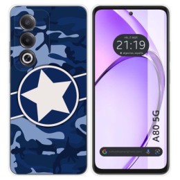 Funda Silicona para Oppo A80 5G diseño Camuflaje 03 Dibujos