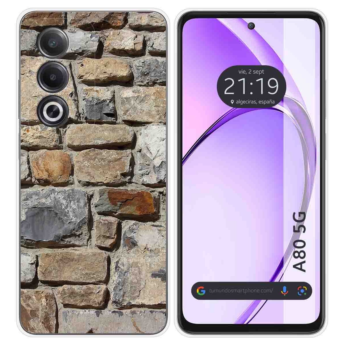 Funda Silicona para Oppo A80 5G diseño Ladrillo 03 Dibujos