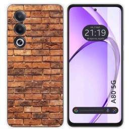 Funda Silicona para Oppo A80 5G diseño Ladrillo 04 Dibujos