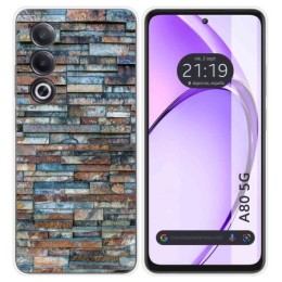 Funda Silicona para Oppo A80 5G diseño Ladrillo 05 Dibujos