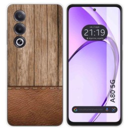 Funda Silicona para Oppo A80 5G diseño Madera 09 Dibujos