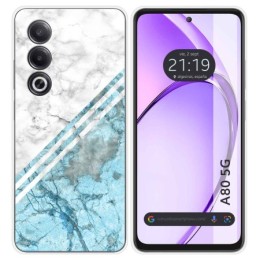 Funda Silicona para Oppo A80 5G diseño Mármol 02 Dibujos