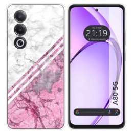 Funda Silicona para Oppo A80 5G diseño Mármol 03 Dibujos