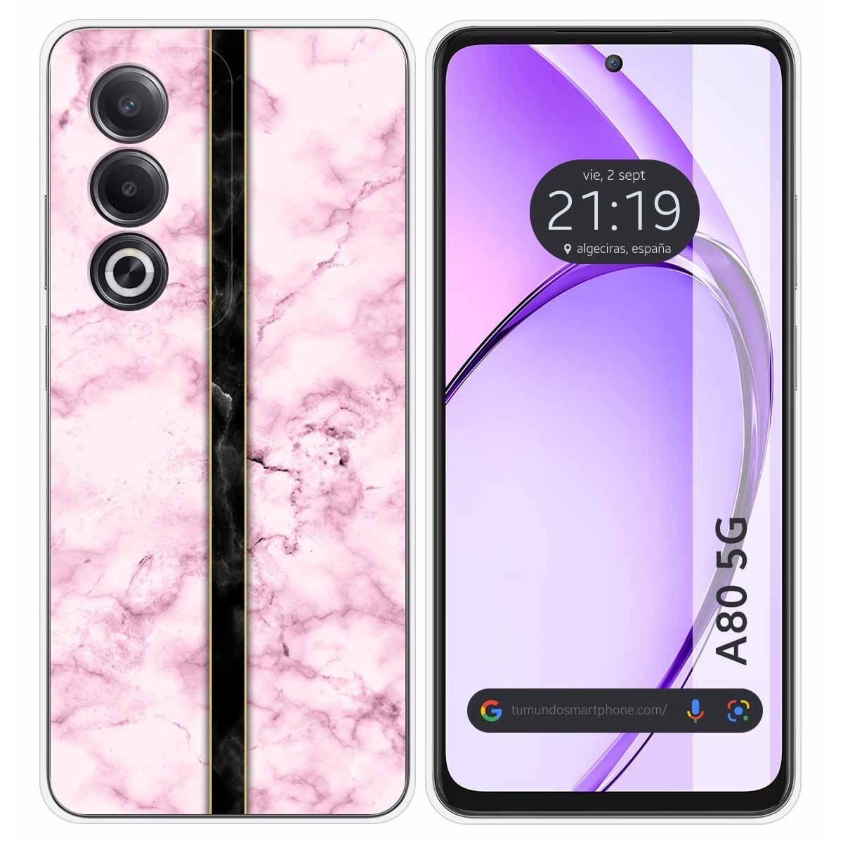 Funda Silicona para Oppo A80 5G diseño Mármol 04 Dibujos