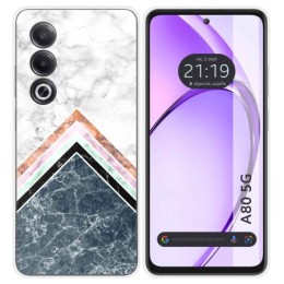 Funda Silicona para Oppo A80 5G diseño Mármol 05 Dibujos