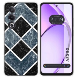 Funda Silicona para Oppo A80 5G diseño Mármol 06 Dibujos