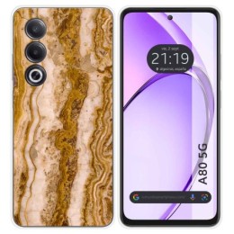 Funda Silicona para Oppo A80 5G diseño Mármol 10 Dibujos