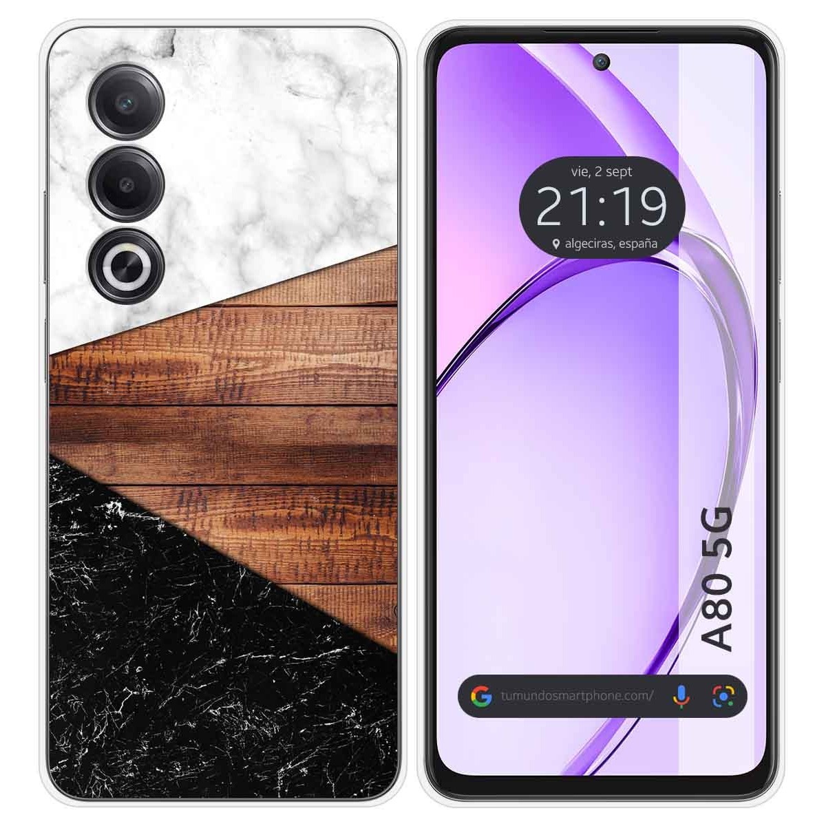 Funda Silicona para Oppo A80 5G diseño Mármol 11 Dibujos