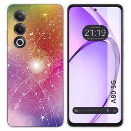 Funda Silicona para Oppo A80 5G diseño Abstracto Dibujos