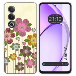 Funda Silicona para Oppo A80 5G diseño Primavera En Flor Dibujos