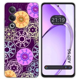 Funda Silicona para Oppo A80 5G diseño Radial Dibujos