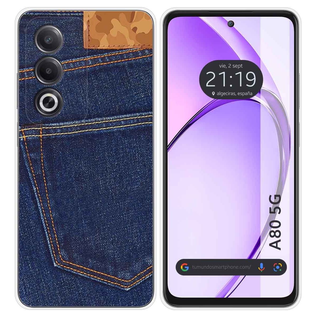 Funda Silicona para Oppo A80 5G diseño Vaquero Dibujos