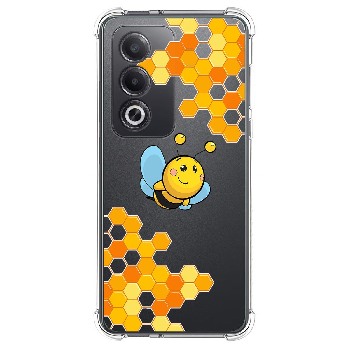 Funda Silicona Antigolpes para Oppo A80 5G diseño Abeja Dibujos