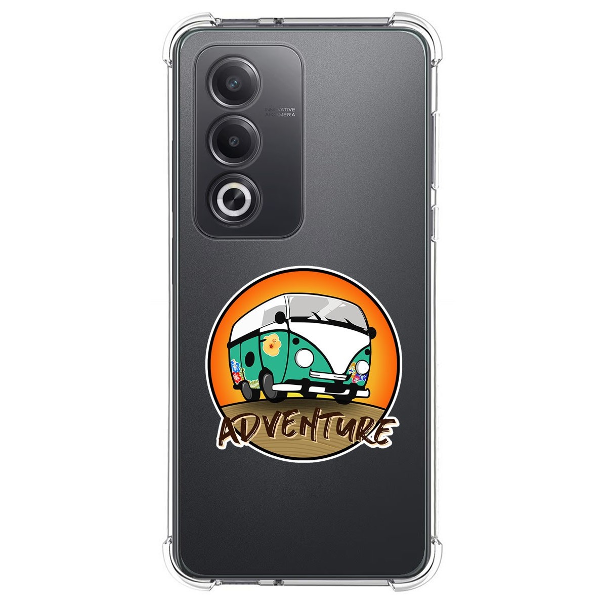 Funda Silicona Antigolpes para Oppo A80 5G diseño Adventure Dibujos