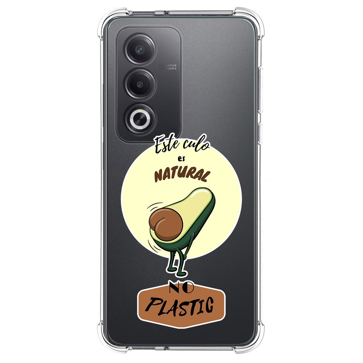 Funda Silicona Antigolpes para Oppo A80 5G diseño Culo Natural Dibujos