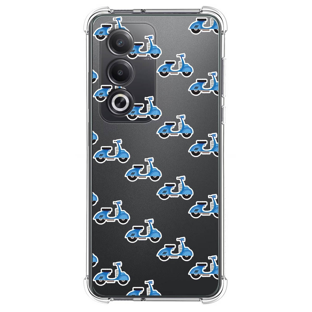 Funda Silicona Antigolpes para Oppo A80 5G diseño Scooter Dibujos