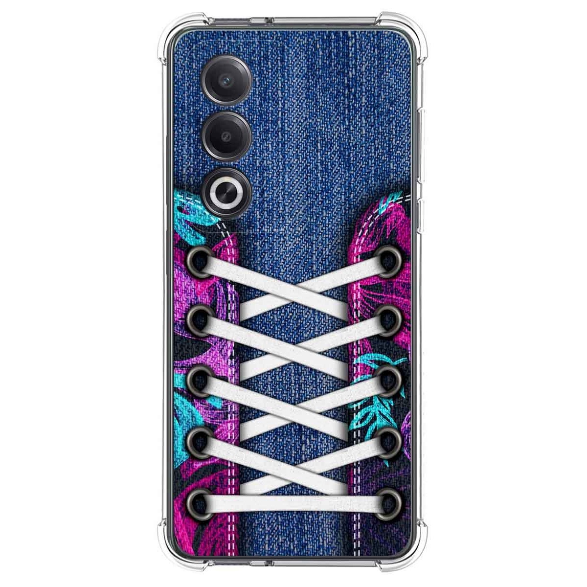 Funda Silicona Antigolpes para Oppo A80 5G diseño Zapatillas 06 Dibujos