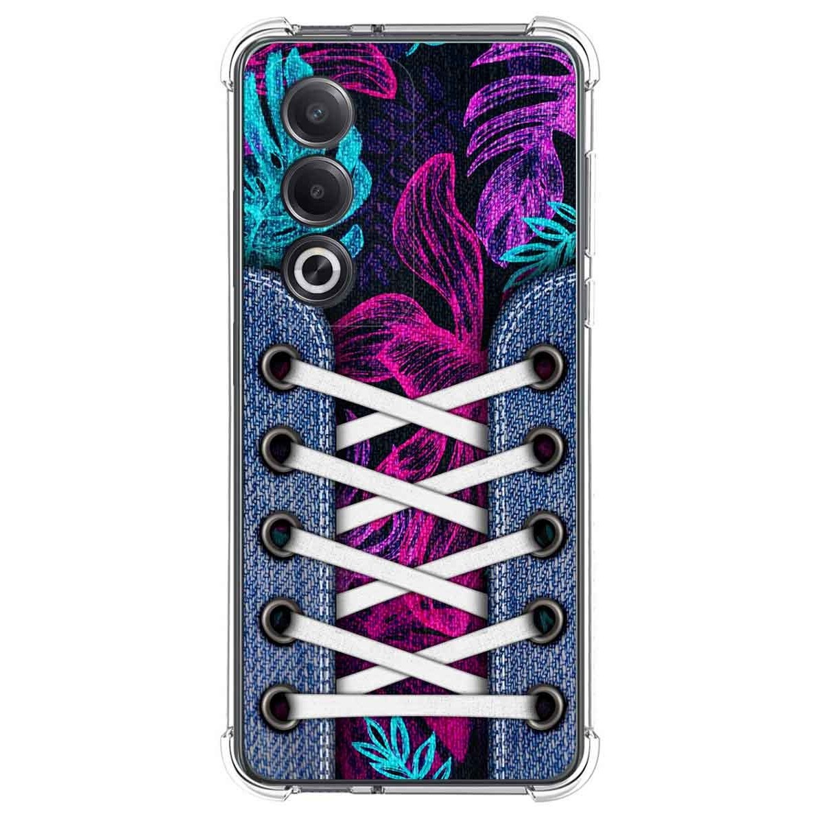 Funda Silicona Antigolpes para Oppo A80 5G diseño Zapatillas 07 Dibujos