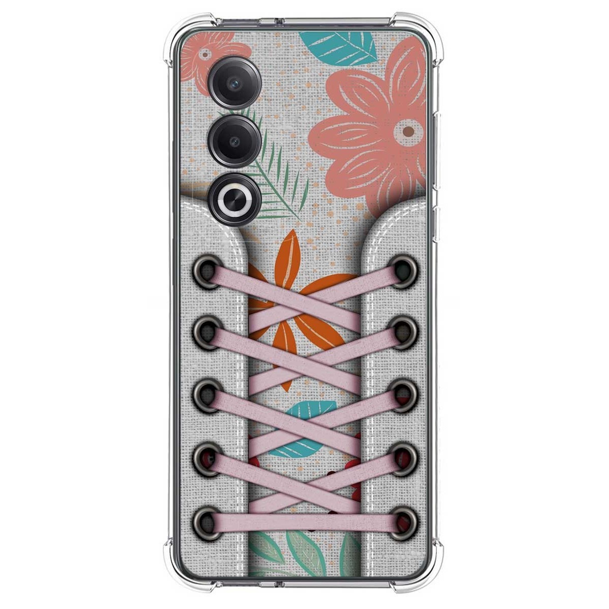 Funda Silicona Antigolpes para Oppo A80 5G diseño Zapatillas 09 Dibujos