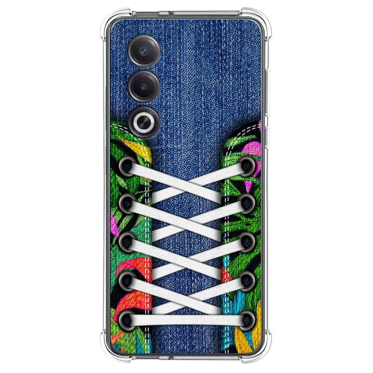 Funda Silicona Antigolpes para Oppo A80 5G diseño Zapatillas 13 Dibujos