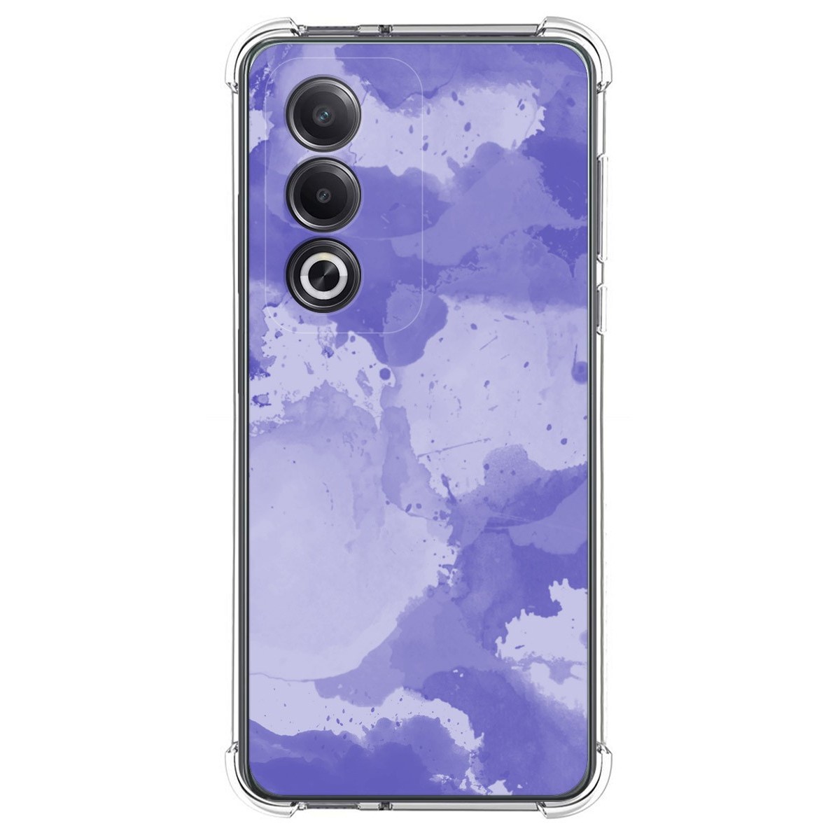 Funda Silicona Antigolpes para Oppo A80 5G diseño Acuarela 01 Dibujos